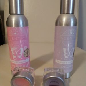 Scentsy room spray and small sample